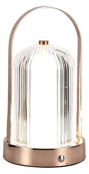 LED Stmievateľná stolná lampa LED/1W/5V 3000-6000K 1800 mAh meď