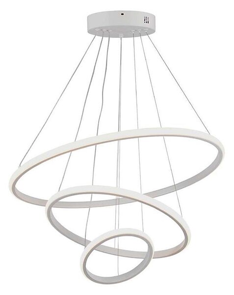 LED Luster na lanku LED/32W/230V 3000K biela
