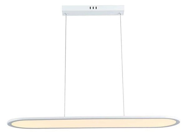LED Luster na lanku LED/24W/230V 3000K biela
