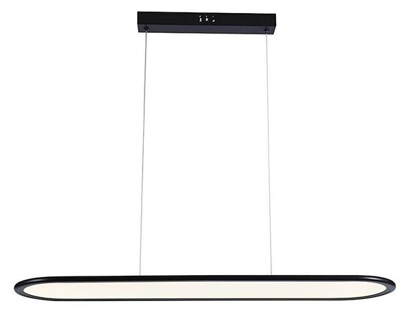 LED Luster na lanku LED/24W/230V 4000K čierna