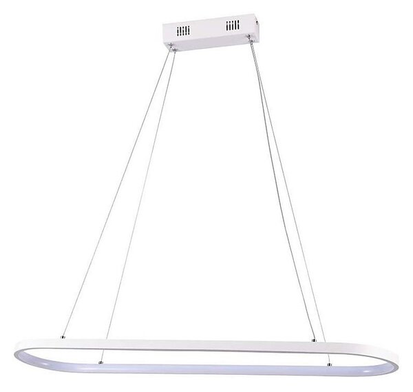 LED Luster na lanku LED/24W/230V 3000K biela