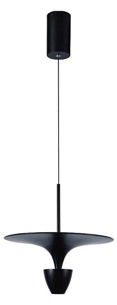 LED Luster na lanku LED/9W/230V 3000K čierna