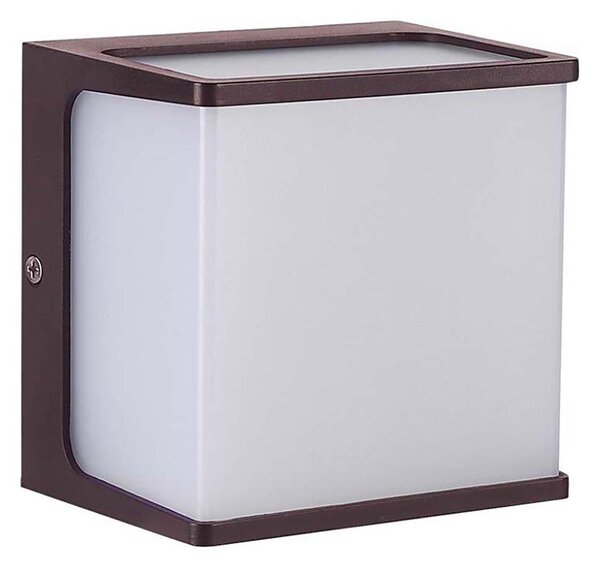 LED Vonkajšie nástenné svietidlo LED/8W/230V IP65 3000K hnedá