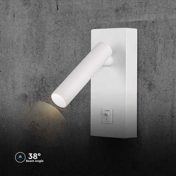LED Nástenné bodové svietidlo LED/2W/230V 4000K biela