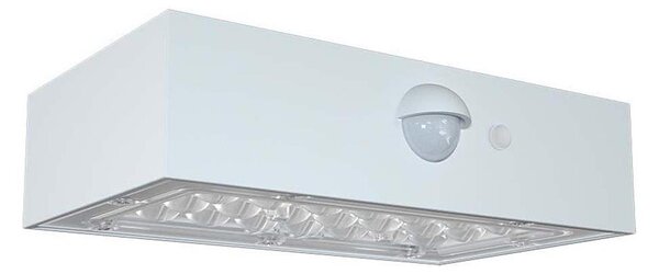 LED Solárne nástenné svietidlo so senzorom LED/3W/3,7V 3000K/4000K IP65 biela