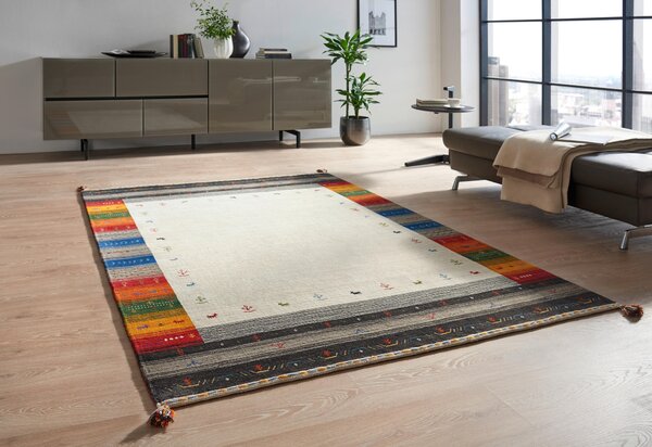 ORIENTÁLNY KOBEREC, 60/90 cm viacfarebná, prírodná farba - Koberce