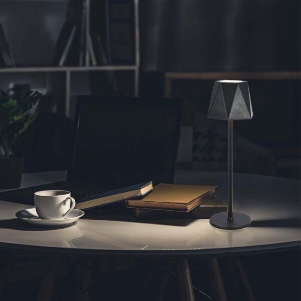 LED Stmievateľná dobíjacia stolná lampa LED/4W/5V 3000-6000K 1800 mAh čierna