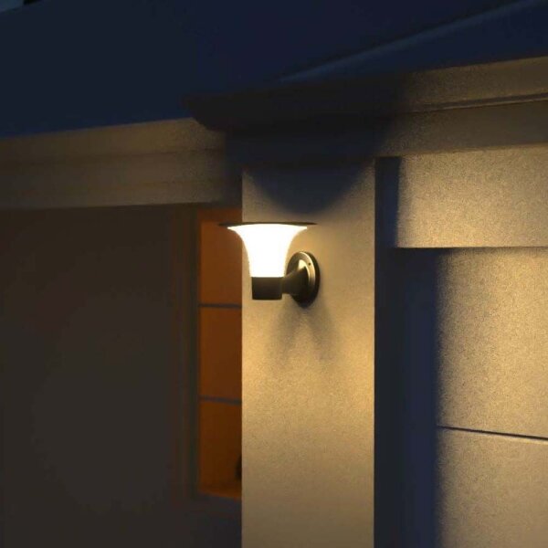 LED solárne nástenné svietidlo LED/15W/3,2V 4000K/6000K IP65
