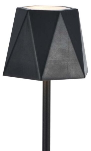 LED Stmievateľná dobíjacia stolná lampa LED/4W/5V 3000-6000K 1800 mAh čierna