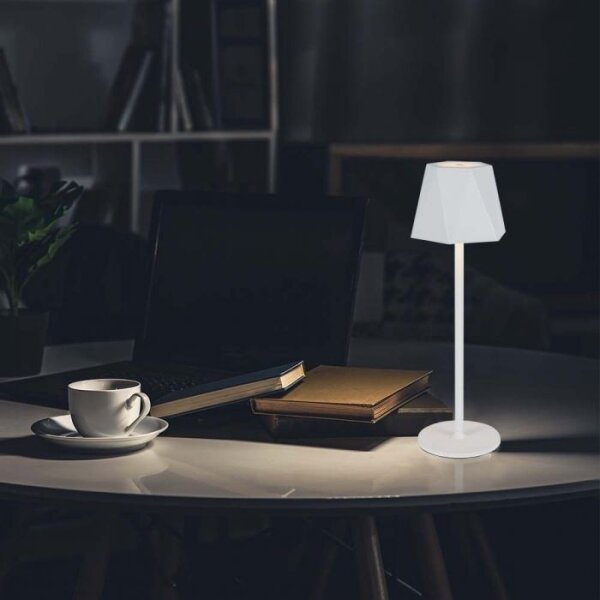 LED Stmievateľná dobíjacia stolná lampa LED/4W/5V 3000-6000K 1800 mAh biela