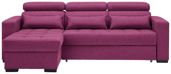 ROHOVÁ SEDAČKA, textil, bobuľová Carryhome - Sedačky, Online Only