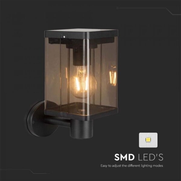 LED vonkajšie solárne nástenné svietidlo so senzorom LED/2,5W/3,7V 3000K IP54