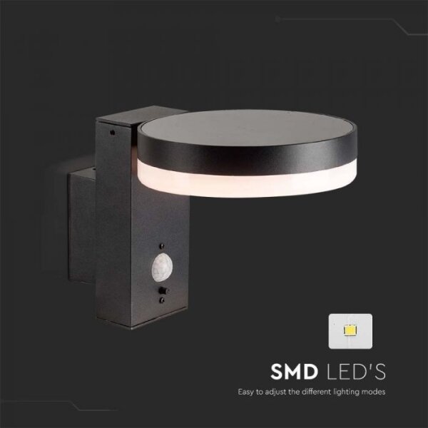 LED vonkajšie solárne nástenné svietidlo so senzorom LED/5,5W/3,7V 3000K IP54