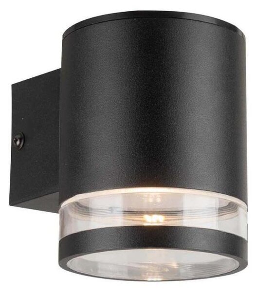 LED vonkajšie solárne nástenné svietidlo so senzorom LED/1W/3,7V 3000K IP54 čier