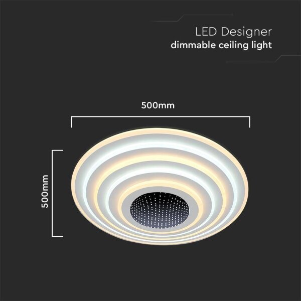 LED Stmievateľné stropné svietidlo LED/125W/230V 3000-6500K + DO