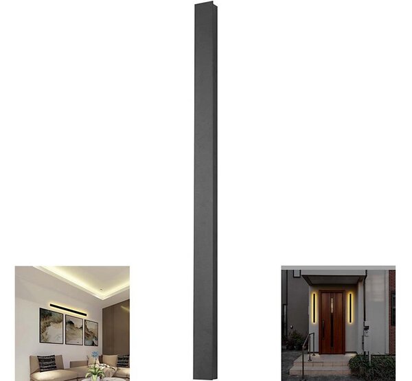 Vonkajšie nástenné LED svietidlo LED/10W/230V 4000K IP65 51 cm antracit