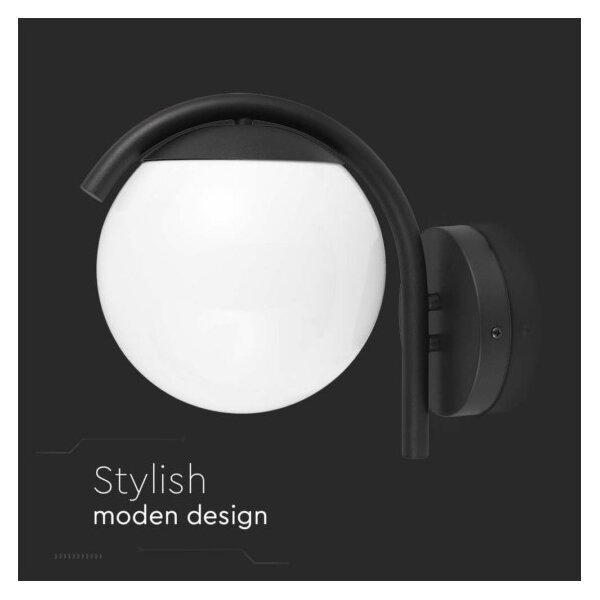 Vonkajšia nástenná lampa 1xE27/60W/230V IP44 čierna