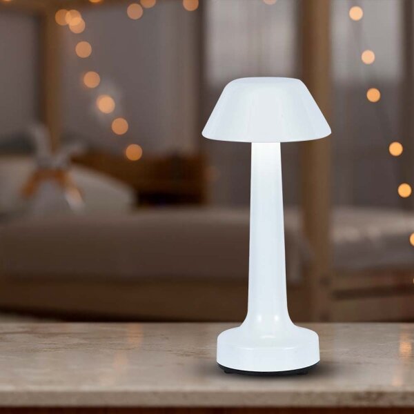LED Stmievateľná nabíjacia stolná lampa LED/1W/5V 3000-6000K biela