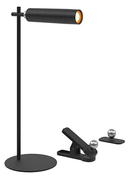 LED Stmievateľná magnetická stolná lampa LED/3W/5V 4000K 1500 mAh čierna
