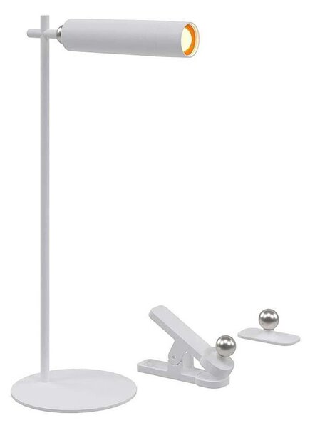 LED Stmievateľná magnetická stolná lampa LED/3W/5V 4000K 1500 mAh biela