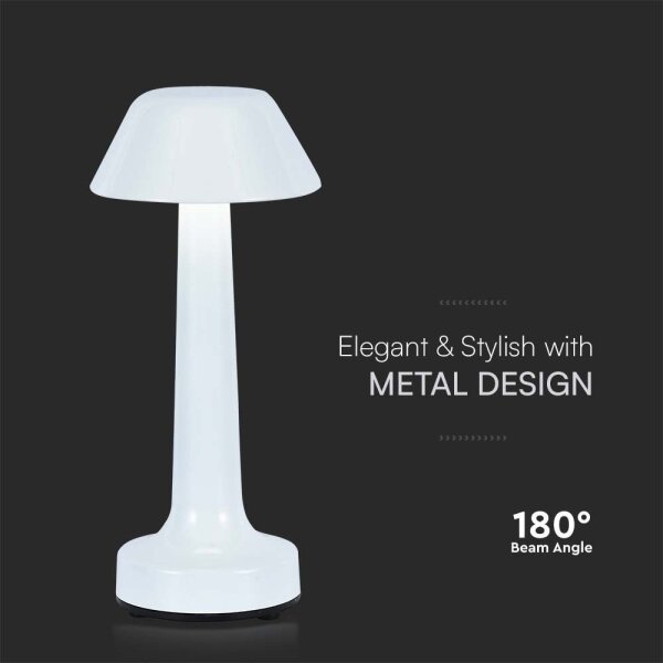 LED Stmievateľná nabíjacia stolná lampa LED/1W/5V 3000-6000K biela
