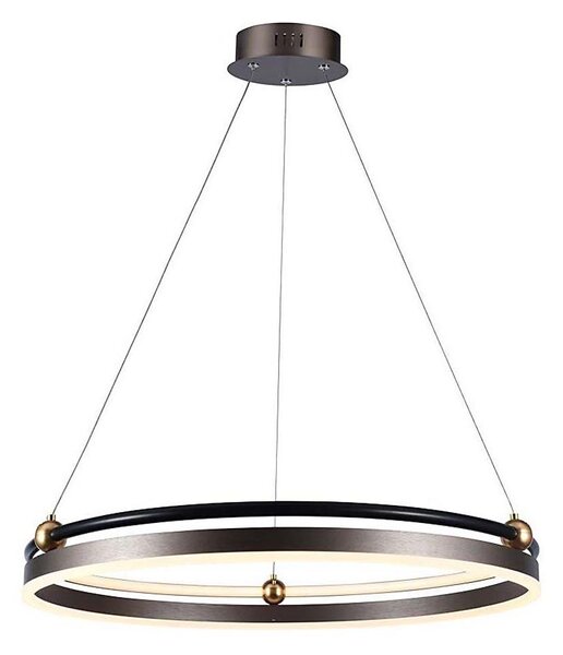LED Luster na lanku LED/30W/230V 3000K pr. 62 cm hnedá