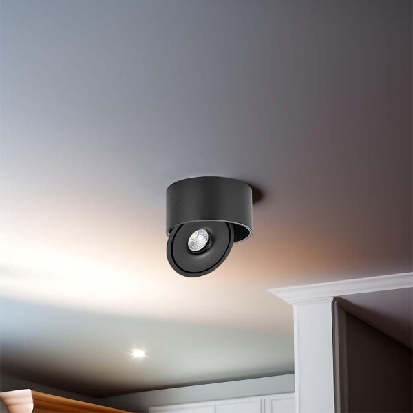 LED Bodové svietidlo LED/28W/230V 3000/4000/6400K čierna