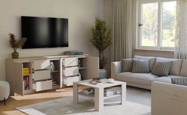 TP Living Sada 2ks komôd Costa 200 cm kašmír