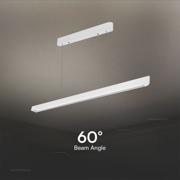 LED Luster na lanku LED/36W/230V 3000/4000/6400K biela