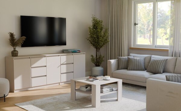 TP Living Sada 2ks komôd Costa 200 cm kašmír