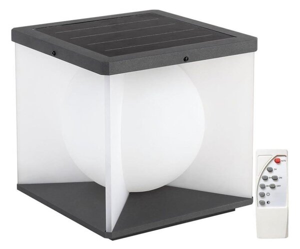 LED solárne nástenné svietidlo LED/8W/3,7V IP65 3000K