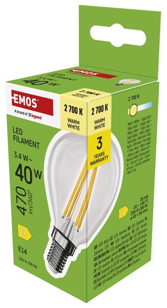 FILAMENTOVÁ LED ŽIAROVKA E14 - Doplnky k svietidlám