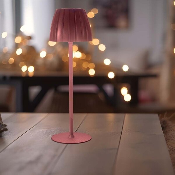 LED Stmievateľná dobíjacia stolná lampa LED/2,7W/5V 3000-6000K 1800 mAh hnedá