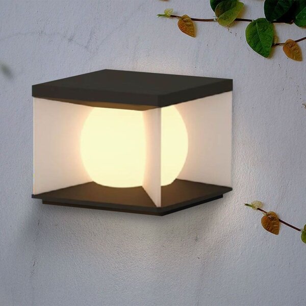 LED solárne nástenné svietidlo LED/8W/3,7V IP65 3000K