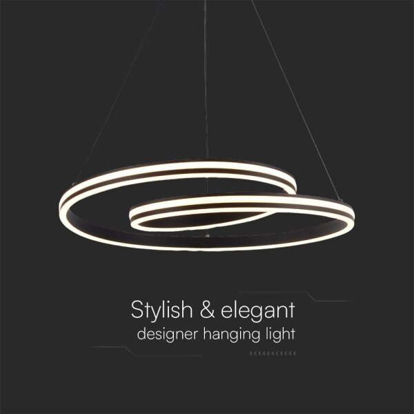 LED Luster na lanku LED/40W/230V