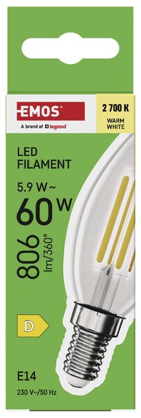 FILAMENTOVÁ LED ŽIAROVKA E14 - Doplnky k svietidlám