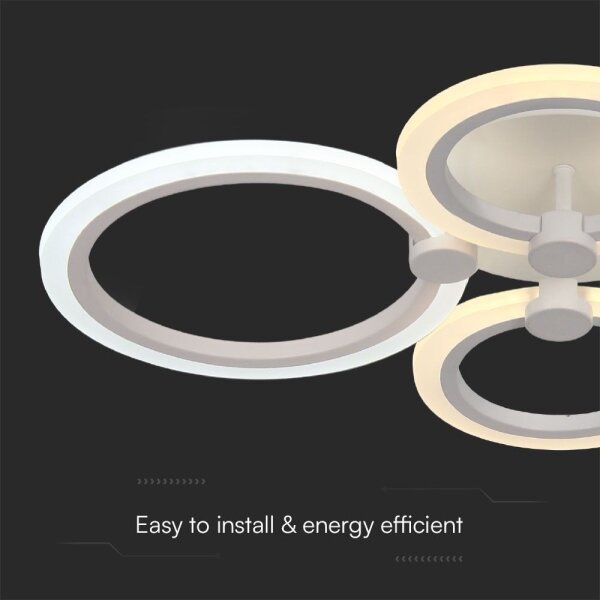 LED Stmievateľný prisadený luster LED/45W/230V 3000-6500K + DO