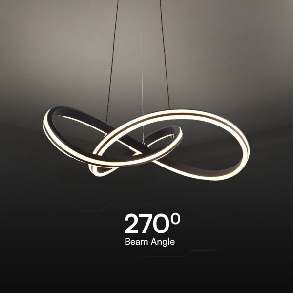 LED Luster na lanku LED/40W/230V