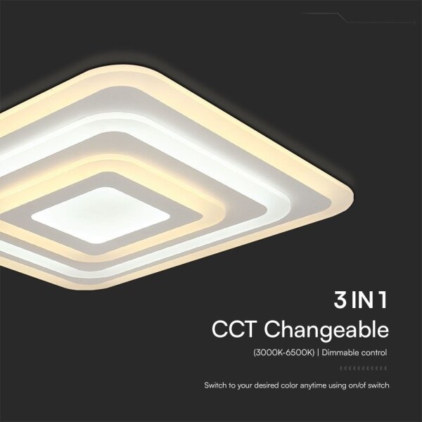 LED Stmievateľné stropné svietidlo LED/77W/230V 3000-6500K + DO