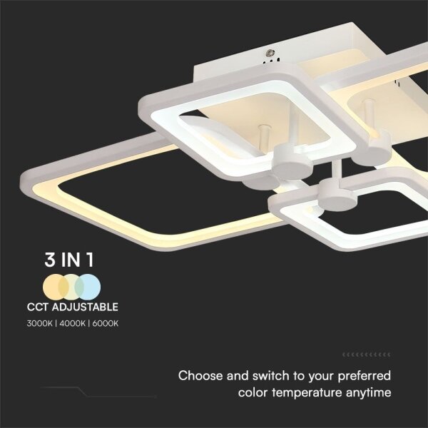 LED Stmievateľný prisadený luster LED/70W/230V 3000-6500K + DO