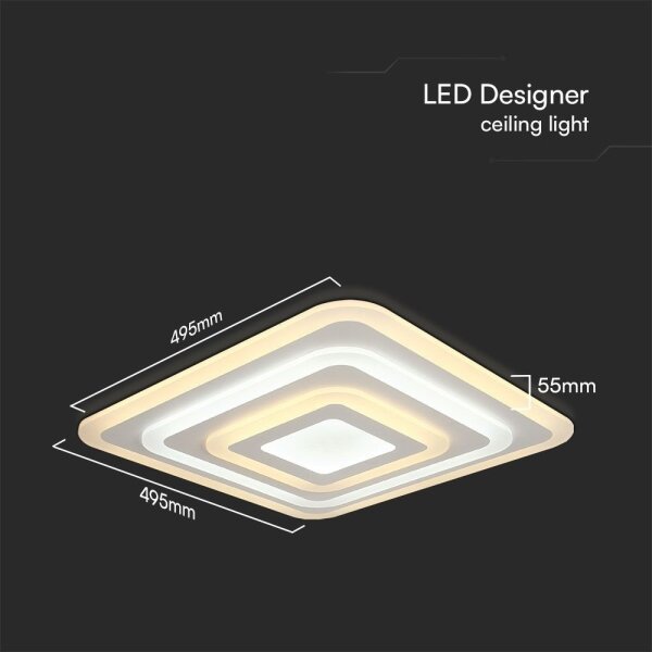 LED Stmievateľné stropné svietidlo LED/77W/230V 3000-6500K + DO