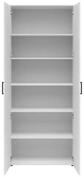 VIACÚČELOVÁ SKRIŇA, biela, 80/195/40 cm Carryhome - Skrine do chodby
