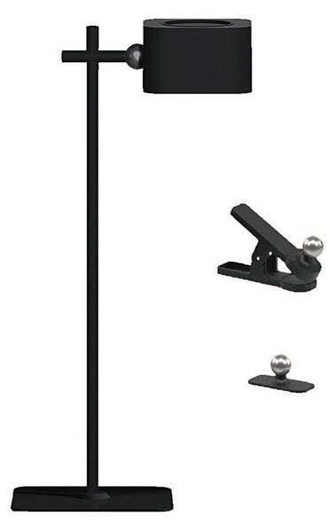 LED Stmievateľná magnetická stolná lampa 4v1 LED/3W/5V 3000-6000K 1800 mAh čierna