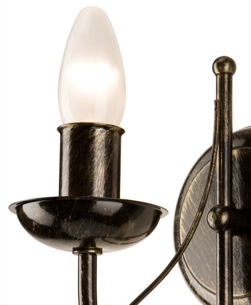 Nástenná lampa DONATO 1xE14x40W/230V patina