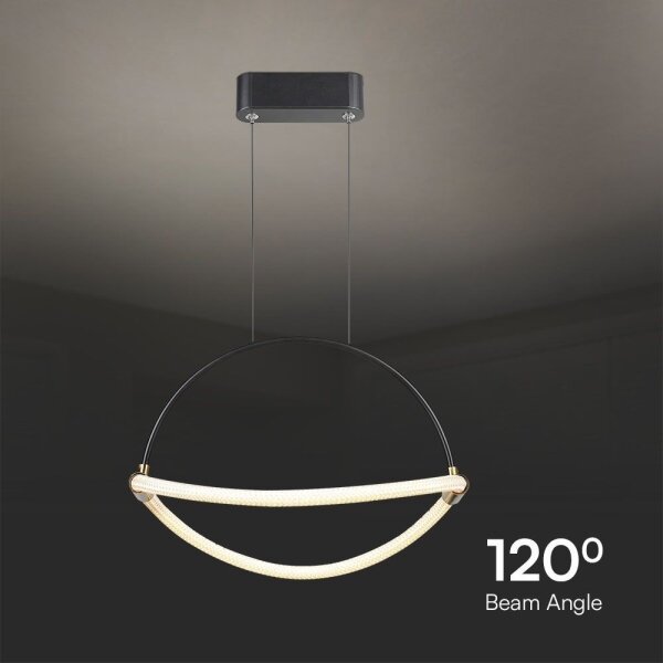 LED Luster na lanku LED/12W/230V 3000K