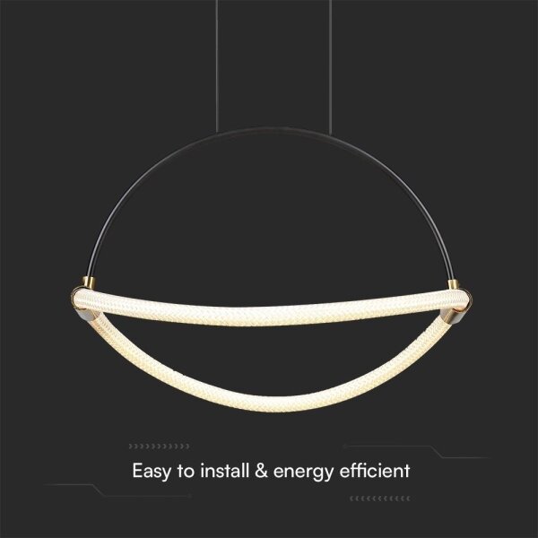 LED Luster na lanku LED/12W/230V 3000K