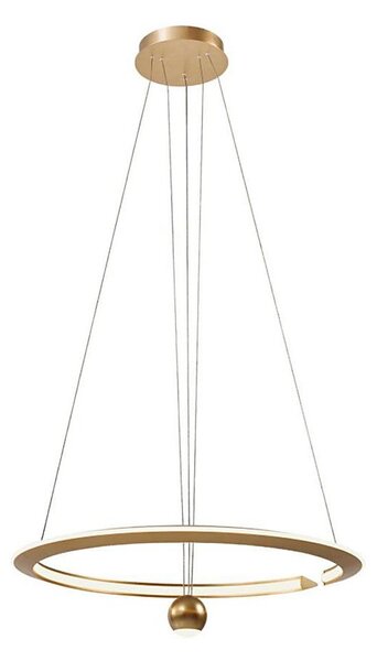 LED Luster na lanku LED/45W/230V 3000K pr. 62 cm zlatá