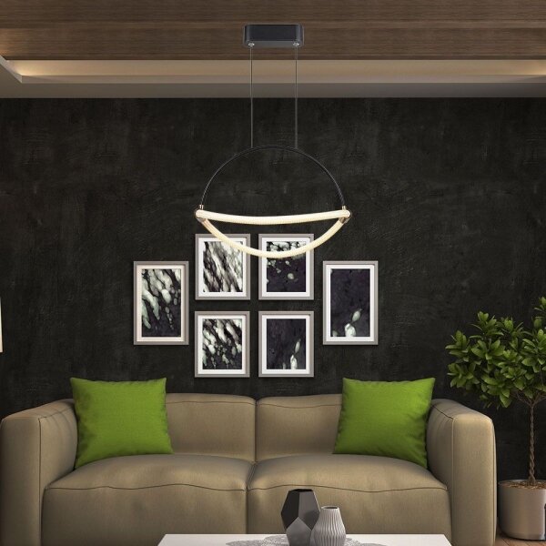 LED Luster na lanku LED/12W/230V 3000K