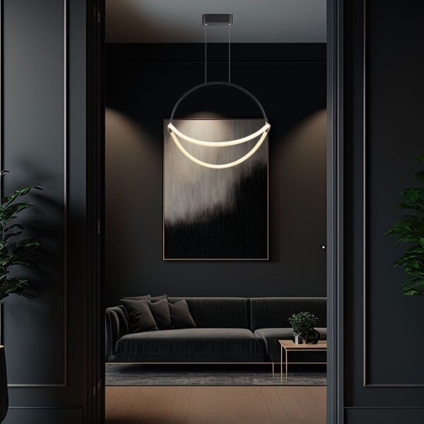LED Luster na lanku LED/16W/230V 4000K