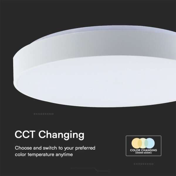 LED Stmievateľné stropné svietidlo LED/40W/230V 3000-6500K 39,5 cm biela + DO